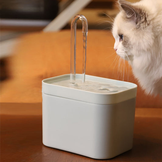 Automatic Cat Water Fountain Auto Filter USB Electric Mute Cat Drinker Bowl 1.5L Recirculate Filtring Drinker For Cats Pet Water Dispenser.